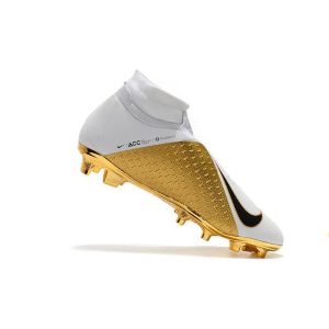 Nike Phantom Vision Elite DF FG Bílý Zlato